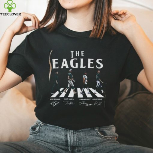 The Eagles Walking Abbey Road Signatures Football Shirt