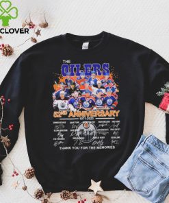 The Edmonton Oilers 52nd Anniversary 1971 2023 Thank You For The Memories Signatures Shirt