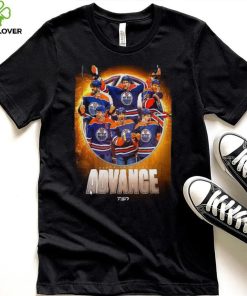 The Edmonton Oilers Advance To The Second Round 2024 Stanley Cup Playoffs T Shirt