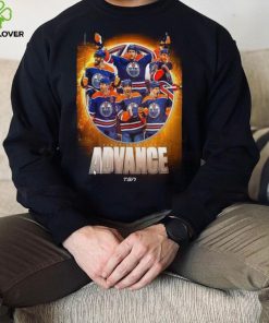 The Edmonton Oilers Advance To The Second Round 2024 Stanley Cup Playoffs T Shirt