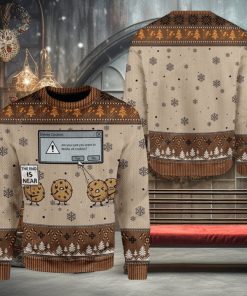 The End Is Near Delete Holiday Cookies Ugly 3D Sweater Gift For Men And Women