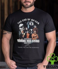 The End Of An Era Steve Borden Thank You Sting 1985 2024 Thank You For The Memories Signature shirt