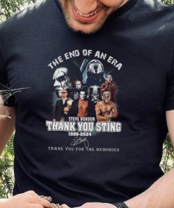The End Of An Era Steve Borden Thank You Sting Shirt