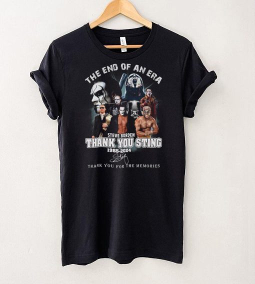 The End Of An Era Steve Borden Thank You Sting Shirt