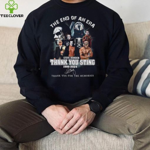 The End Of An Era Steve Borden Thank You Sting Shirt