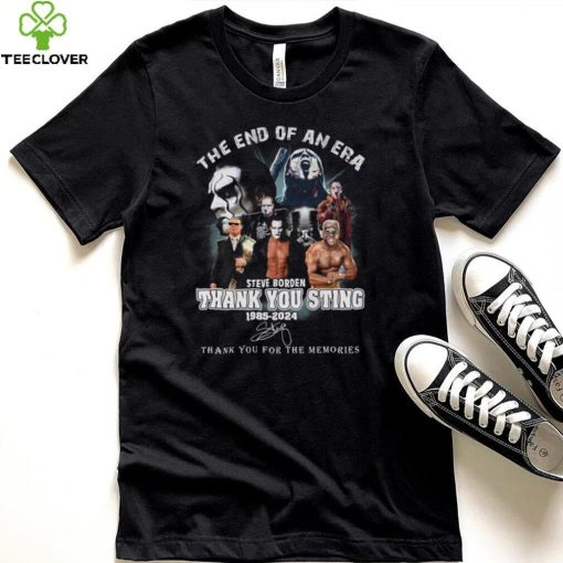The End Of An Era Steve Borden Thank You Sting Shirt