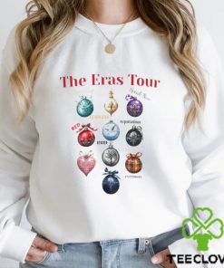 The Eras Tour Cute Christmas Ornaments, Taylor Eras, Swiftie Fan Shirt