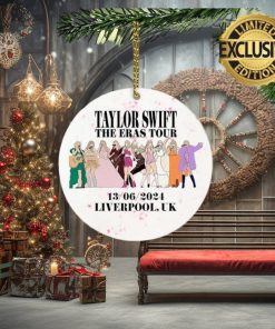 The Eras Tour Europe 2024 Xmas Gift For Swiftie Christmas Decorations Ornament