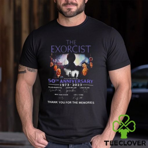 The Exorcist 50th Anniversary 1973 2023 Thank You For The Memories Signatures T Shirt