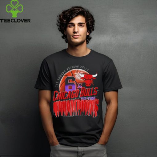 The Famous Chicago Bulls 6X Chicago Bulls Six Time Champions Shirt