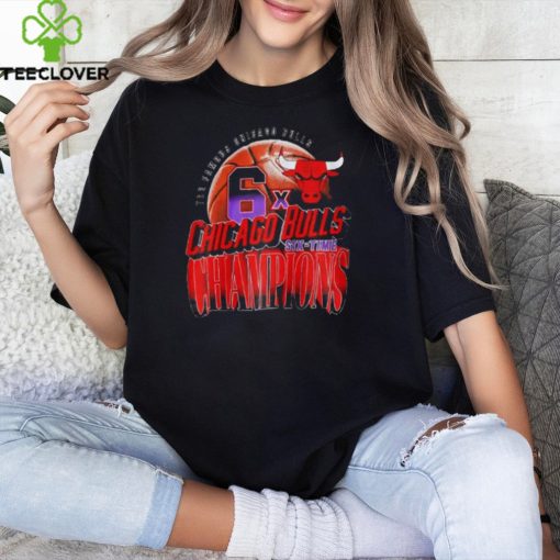 The Famous Chicago Bulls 6X Chicago Bulls Six Time Champions Shirt