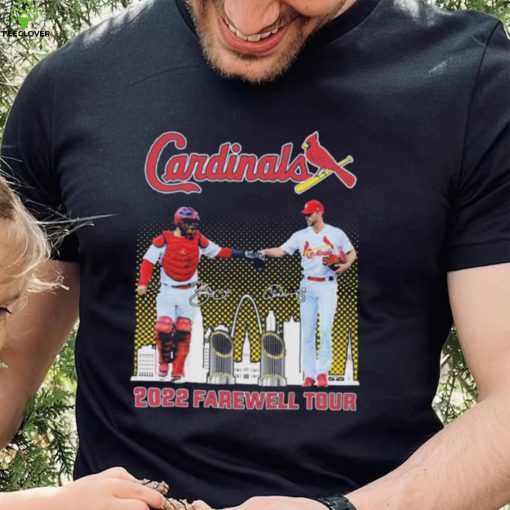 The Farewell Tour 2022 Adam Wainwright And Yadier Molina Cardinals Shirt