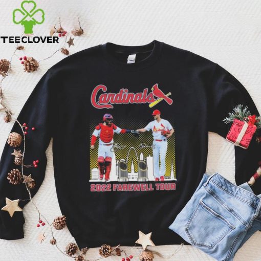 The Farewell Tour 2022 Adam Wainwright And Yadier Molina Cardinals Shirt