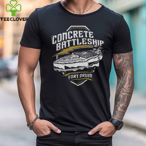 The Fat Electrician Concrete Battleship Fort Drum Shirt