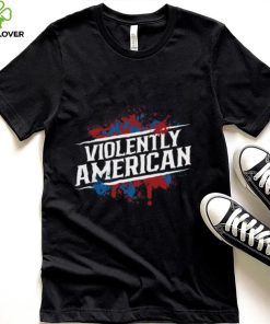 The Fat Electrician Violently American T Shirt