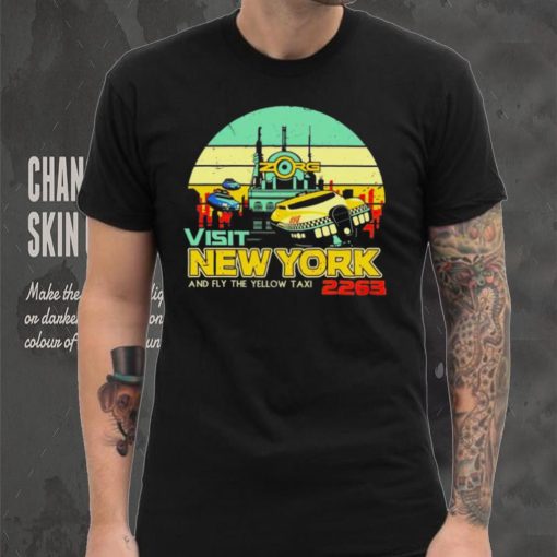The Fifth Element visit New York and fly the yellow taxi 2263 vintage shirt
