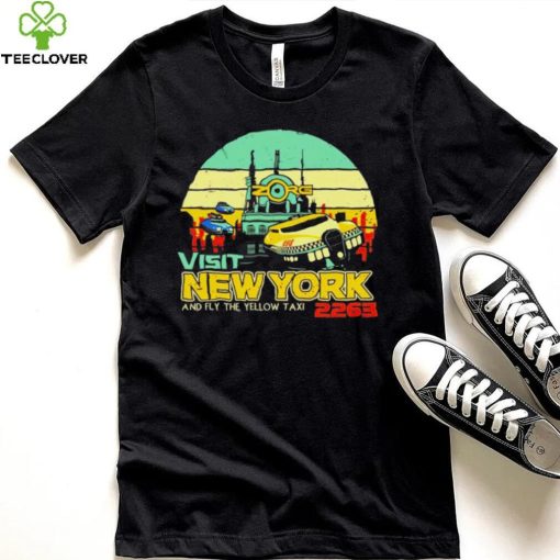 The Fifth Element visit New York and fly the yellow taxi 2263 vintage shirt