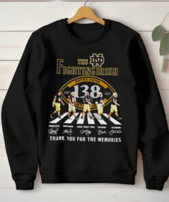 The Fighting Irish 138 years 1887 2025 thank you for the memories shirt