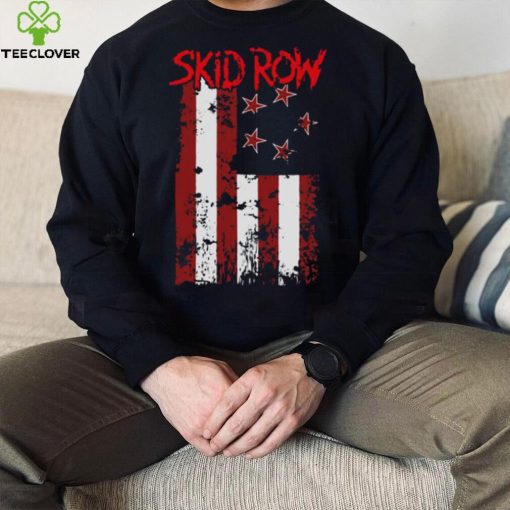 The Flag Skid Row Band Grunge Texture hoodie, sweater, longsleeve, shirt v-neck, t-shirt