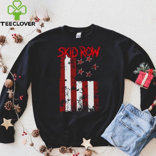 The Flag Skid Row Band Grunge Texture hoodie, sweater, longsleeve, shirt v-neck, t-shirt