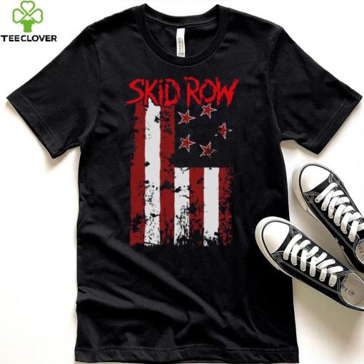 The Flag Skid Row Band Grunge Texture hoodie, sweater, longsleeve, shirt v-neck, t-shirt