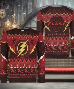 The Flash The Flashpoint Paradox Past Future For Holiday Ugly Christmas Sweater