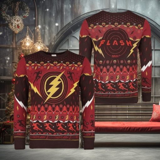 The Flash The Flashpoint Paradox Past Future For Holiday Ugly Christmas Sweater