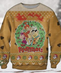 The Flintstones Ugly Christmas Sweater 3D Shirt