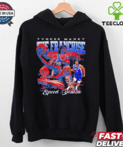 The Franchise Tyrese Maxey speed demon 76ers bootleg hoodie, sweater, longsleeve, shirt v-neck, t-shirt