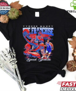 The Franchise Tyrese Maxey speed demon 76ers bootleg hoodie, sweater, longsleeve, shirt v-neck, t-shirt