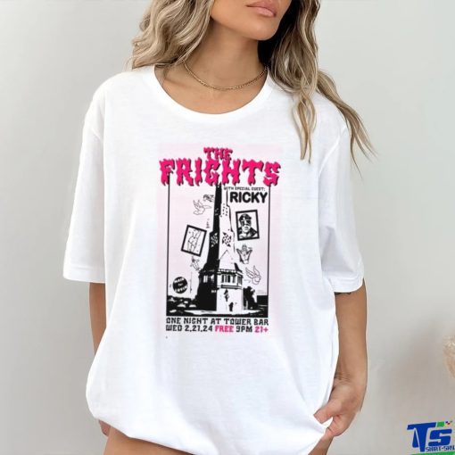 The Frights Tower Bar San Diego, CA Feb 21, 2024 poster shirt