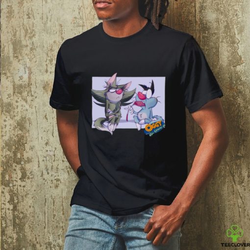 The Funny Cat Cartoon Oggy And Cockroaches Shirt