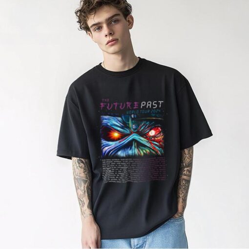 The Future Past 2024 Tour Shirt   Iron Maiden