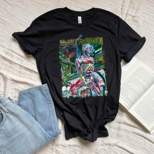 The Future Past 2024 Tour Somewhere on Tour Shirt   Iron Maiden