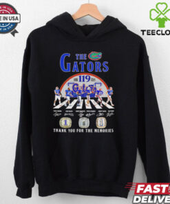 The Gators 119 Years 1906 2025 thank you for the memories signature shirt