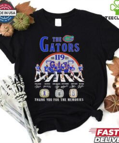 The Gators 119 Years 1906 2025 thank you for the memories signature shirt