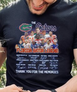 The Gators Florida Gator Legend Thank You For The Memories Shirt