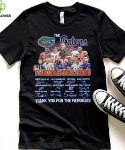 The Gators Florida Gator Legend Thank You For The Memories Shirt 1 The Gators Florida Gator Legend Thank You For The Memories Shirt