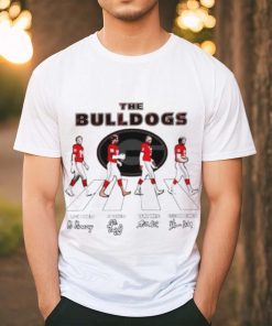 The Georgia Bulldogs players Abbey Road signatures t shirt 1 The Georgia Bulldogs players Abbey Road signatures t shirt