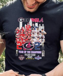 The Georgia Sport Teams 2021 Year Of The Champions Signatures Shirt