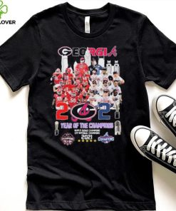 The Georgia Sport Teams 2021 Year Of The Champions Signatures Shirt