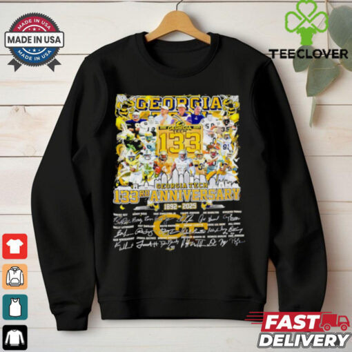 The Georgia Tech 133rd Anniversary 1892 2025 signature shirt