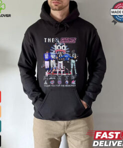 The Giants 100 Seasons Team Player Signature Thank You For The Memories Shirt