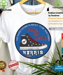 The Glass Ceiling Is About To Be Shattered Cons Get Ready Kamala Harris 2024 Vote Blue Donkey T shirt