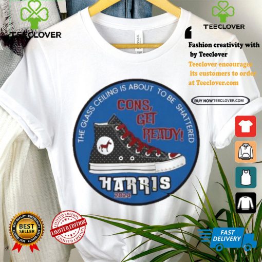 The Glass Ceiling Is About To Be Shattered Cons Get Ready Kamala Harris 2024 Vote Blue Donkey T shirt