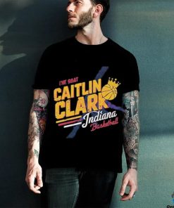 The Goat Caitlin Clark Indiana Basketball Crown T Shirt