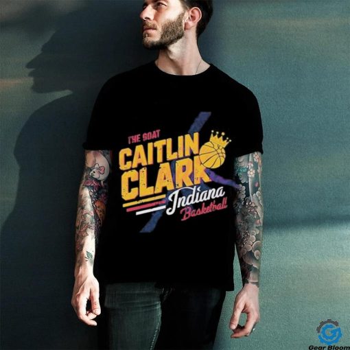 The Goat Caitlin Clark Indiana Basketball Crown T Shirt