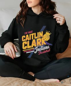 The Goat Caitlin Clark Indiana Basketball Crown T Shirt