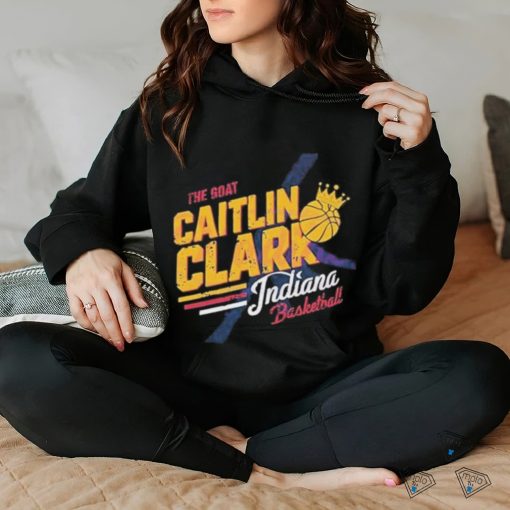 The Goat Caitlin Clark Indiana Basketball Crown T Shirt