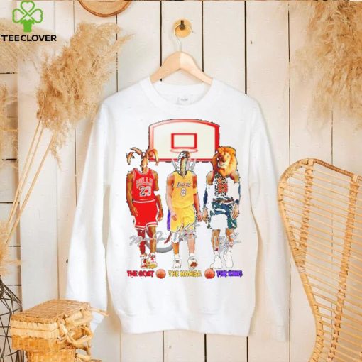 The Goat The Mamba The King Michael Jordan Kobe Bryant Lebron James Signature shirt